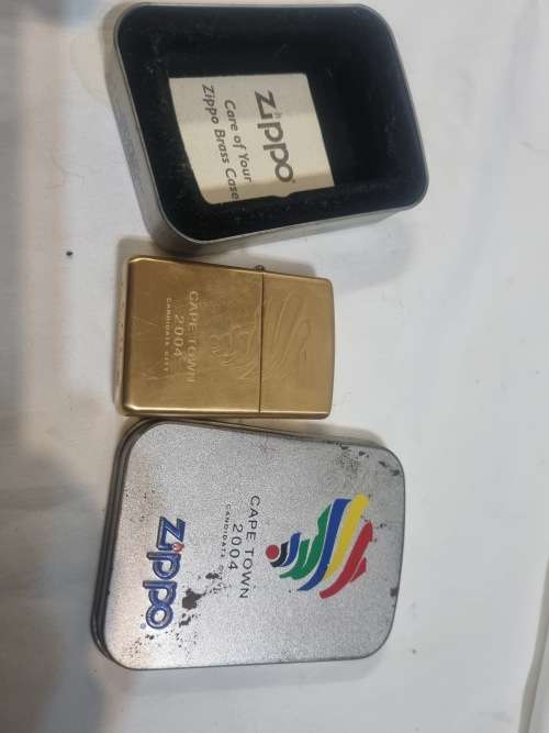 Cape Town 2004 canidate city zippo lighter