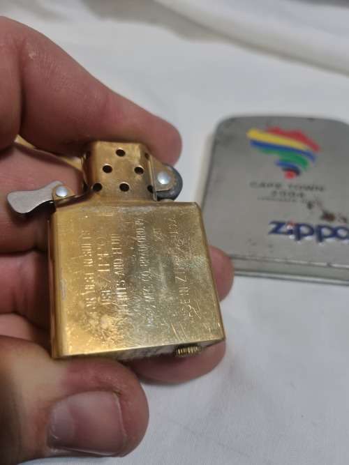 Cape Town 2004 canidate city zippo lighter