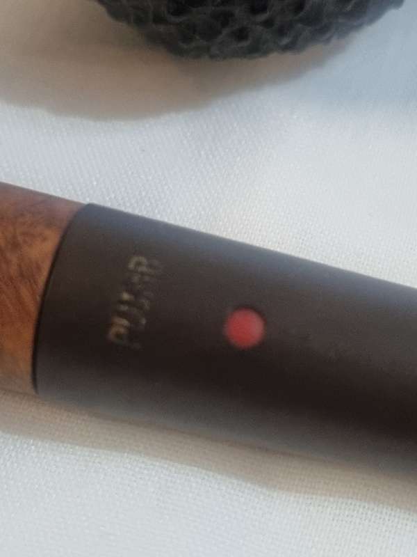 Italian pernice pipe and GBD pipe and stand