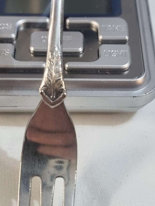 70 percent silver pickle fork