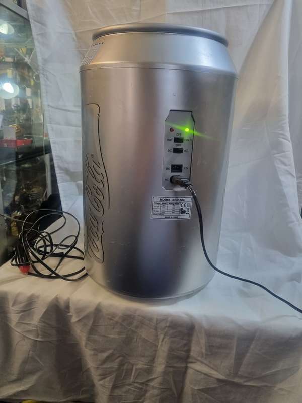 Coca-Cola mini can ac/dc fridge working