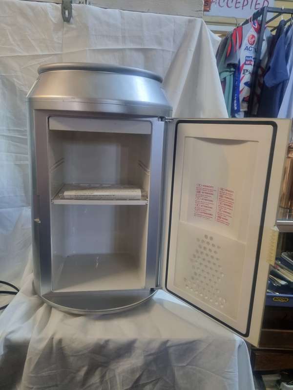 Coca-Cola mini can ac/dc fridge working