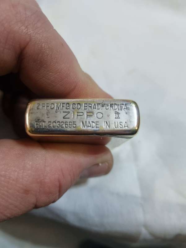 Vintage zippo lighter