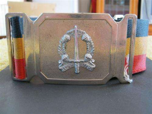 Military police staple Belt (South African)
