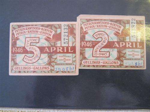 1946 petrol vouchers