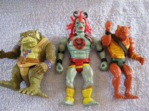 Collection of action dolls