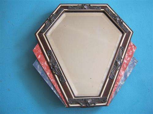 Art deco vanity mirror - Length +- 250mm