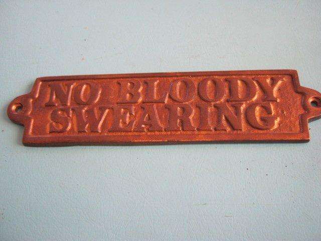 Brass sign - unique