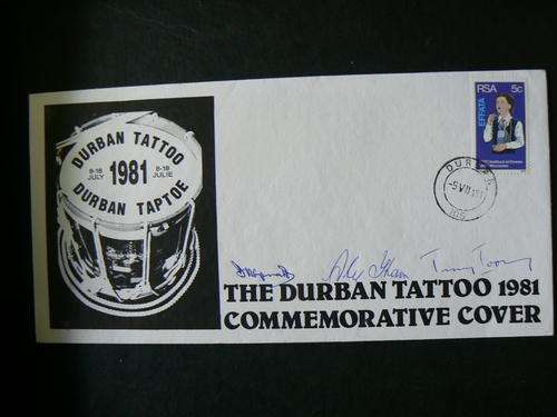 R S A - THE DURBAN TATTOO -1981- ** SIGNED