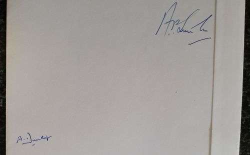 RHODESIA COVER WITH PEN SIGNATURES