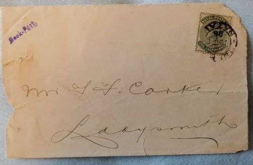 1896 NATAL TO LADYSMITH QUEEN VICTORIA