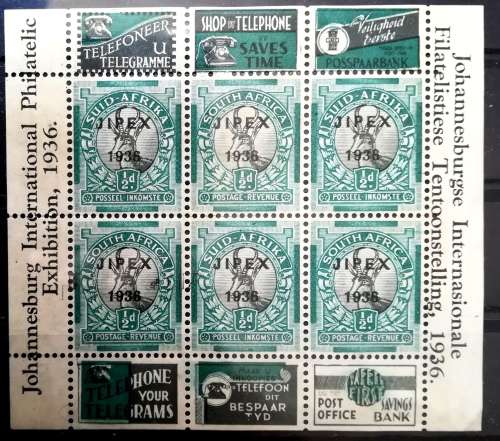 UNION OF SOUTH AFRICA JIPEX 1936