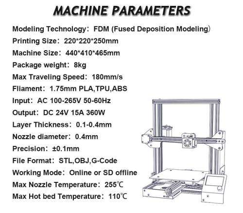 Creality Ender 3 3D printer
