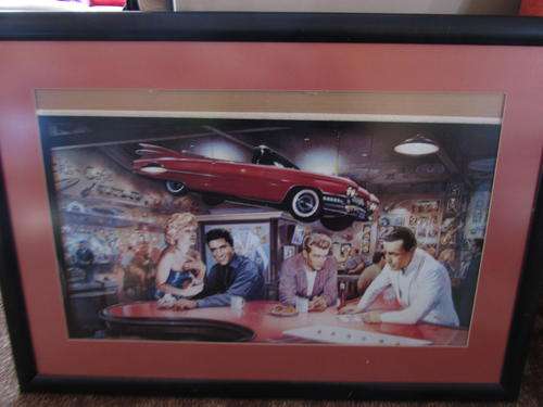 James Dean, Marilyn Monroe and Elvis Presly Painting