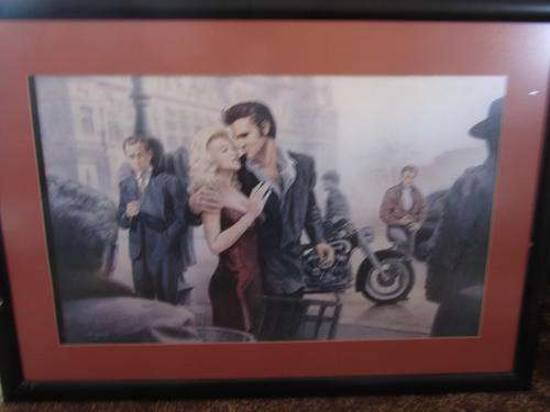 James Dean, Marilyn Monroe and Elvis Presly Painting