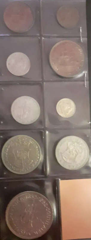 FULL SET FARTHING TO CROWN 1952 COINS