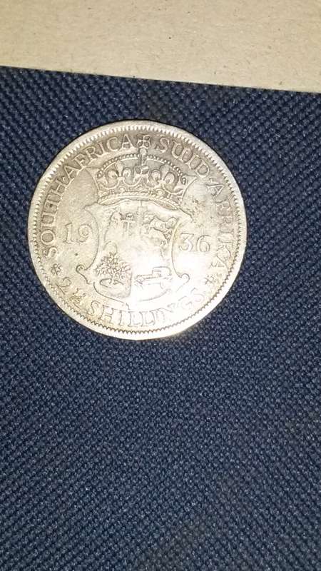 1936 SILVER Half Crown (Two shillings and sixpence)