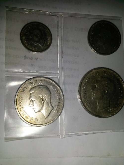 South African coin set 1943