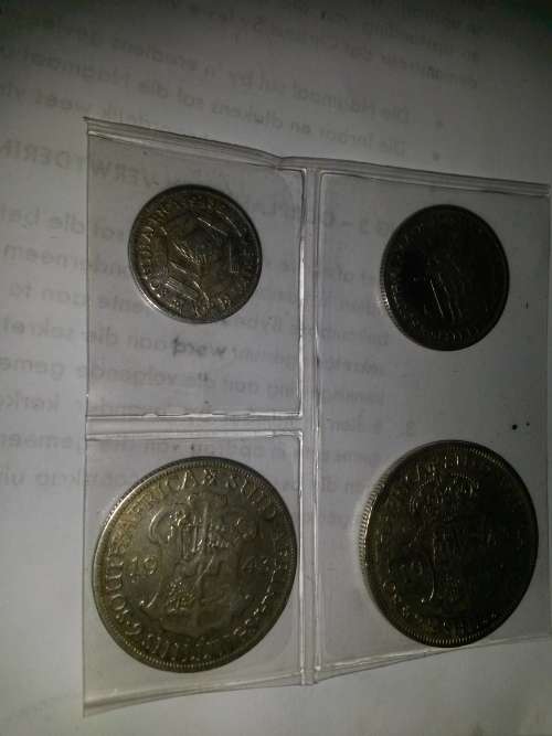 South African coin set 1943