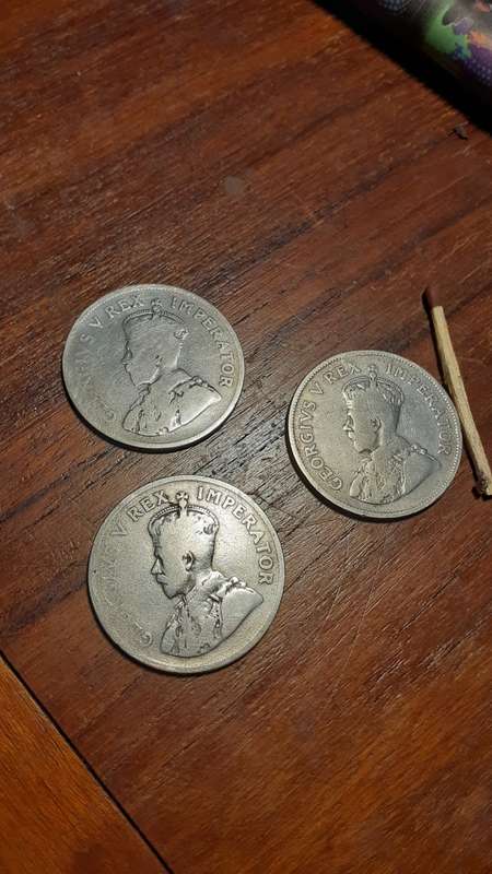 Three Half-crowns set, 1927,1928,1929