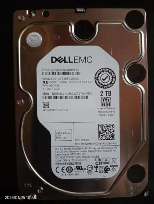 2TB Dell EMC Hard drive ***FREE SHIPPING***