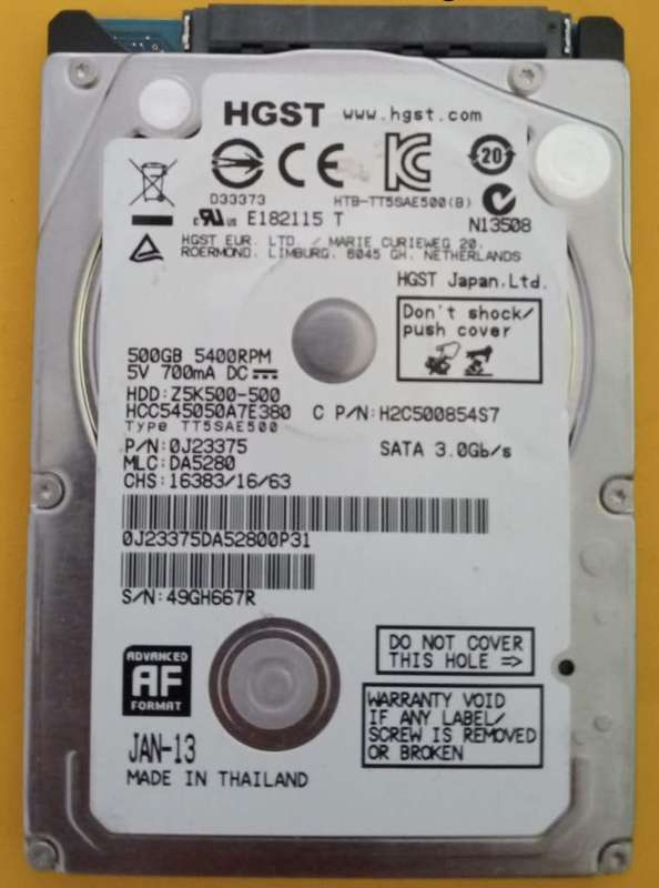 4 x Laptop HDD`s (SATA)