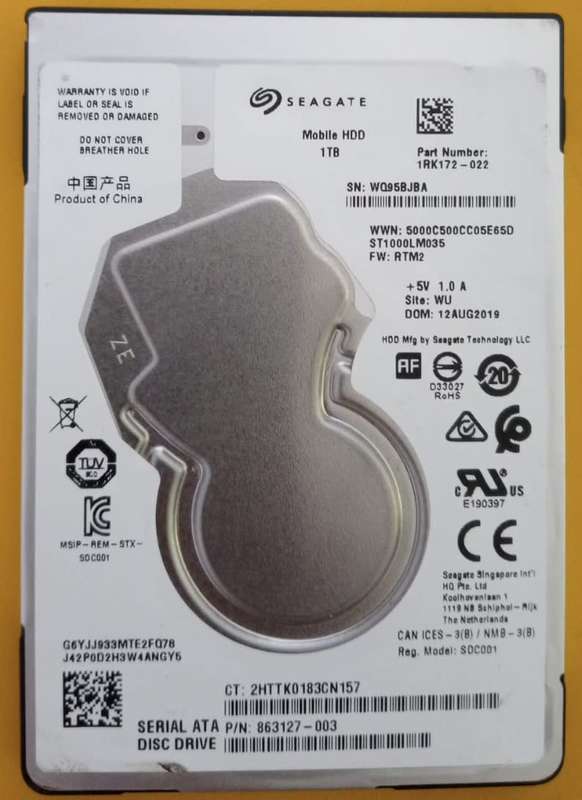 4 x Laptop HDD`s (SATA)