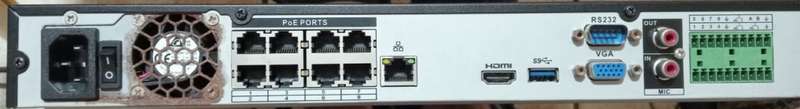 16CH Dahua NVR With HDD - DHI-NVR4216-8P-4K