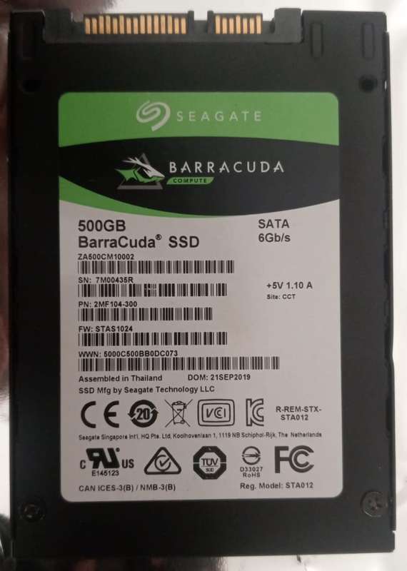 500GB SSD Seagate