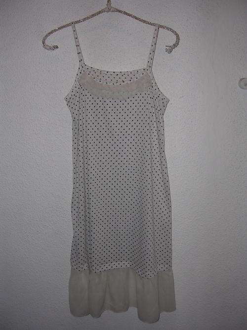 Practical Polka Dot Slip Dress Size: 32/34