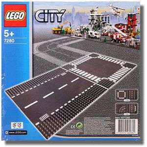 LEGO #7280 STRAIGHT + CROSSROAD