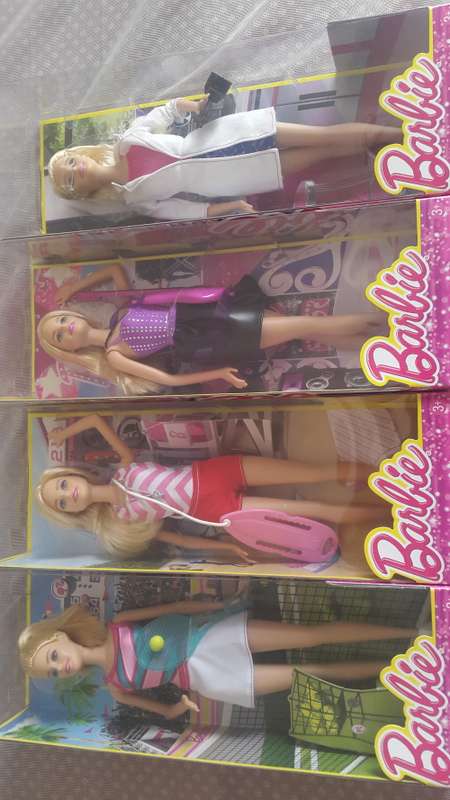 Career Barbies x4