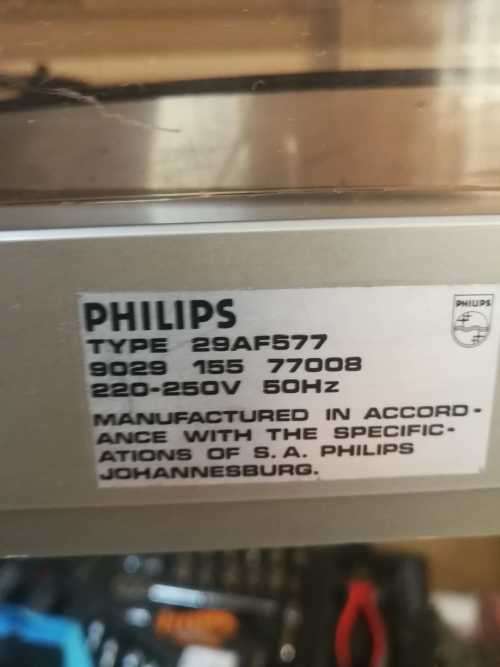 Philips Turntable 29AF577