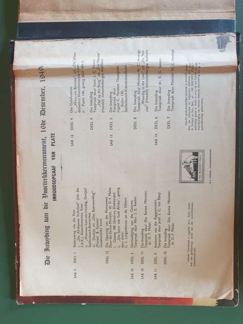 Voortrekker Monument Records 1949