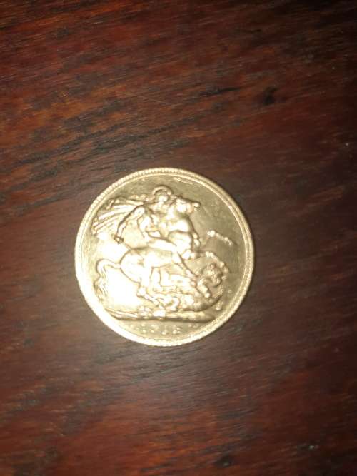 1912 Gold Sovereign - King George V Coin
