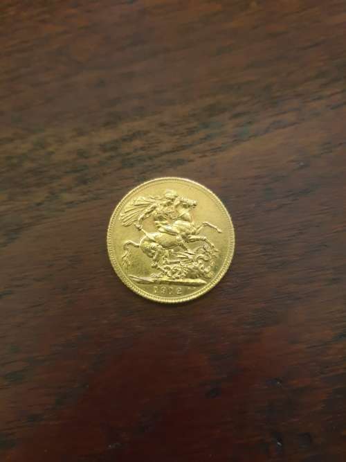 1912 Gold Sovereign - King George V Coin