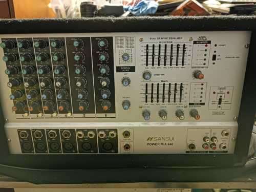 Sansui Power Mix 640 Mixer/Amp(Offers Welcome)