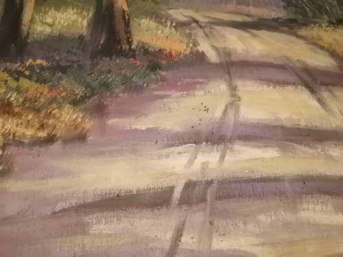 Beautiful Donita Benzien (Dante Ruben) Oil on board painting