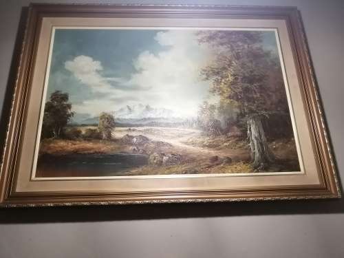 Original oil on board - C. Loft