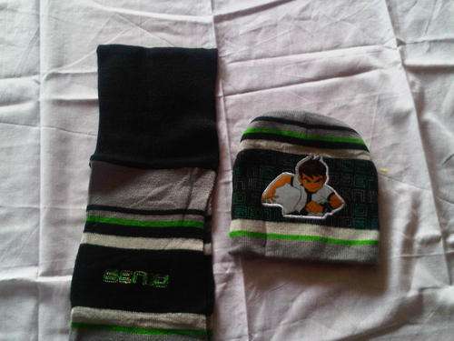 Ben10 Beanie and Scarf set