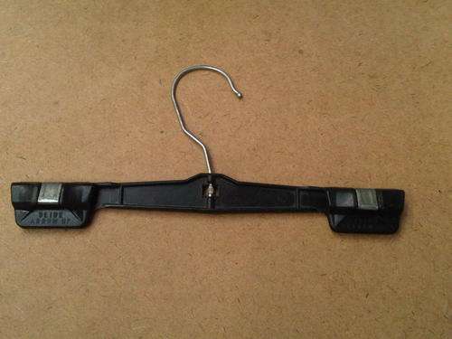Plastic trouser hangers