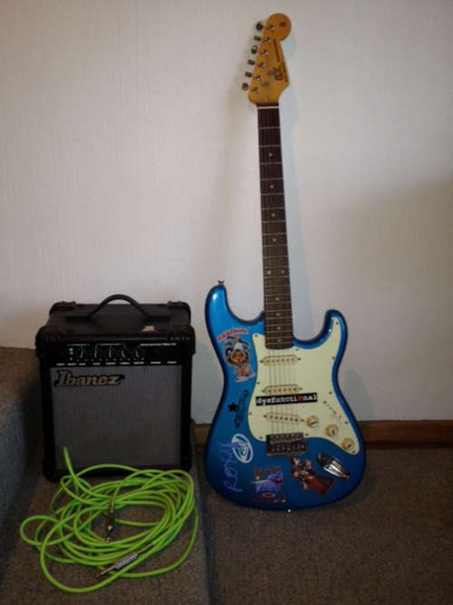 Electric guitar and Amp