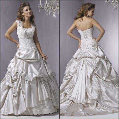 HIGH QUALITY Wedding Dress Custom Made To Your Measurements- Glam It Up - Verified Selller