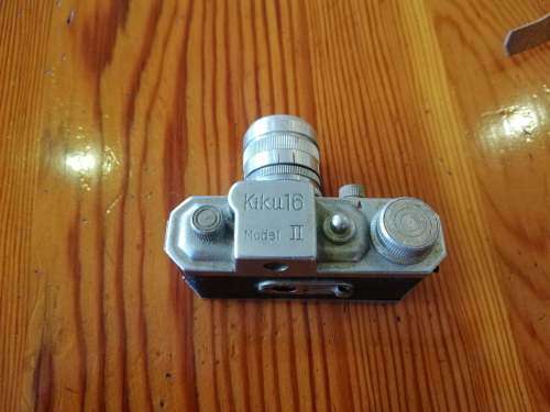 VINTAGE KIKU 16 MODEL II SUB-MINIATURE CAMERA c1950's Including manual