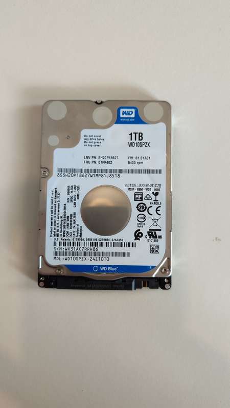 1TB WD Blue 2.5 - SATA