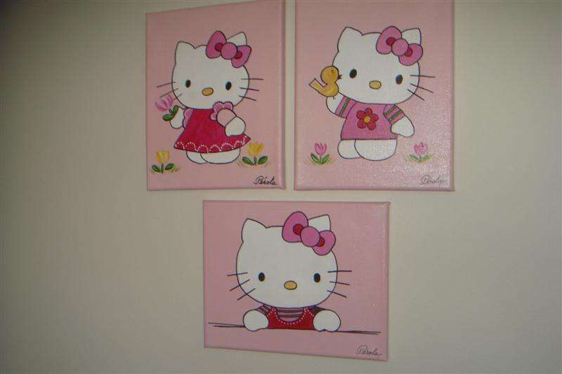 HELLO KITTY and other CHILDREN WALL ART - NEW!