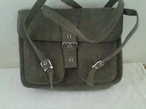 Green Suede Handbag