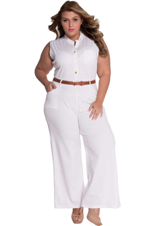 STYLISH SMALL TO PLUS SIZE WIDE LEG JUMPSUIT