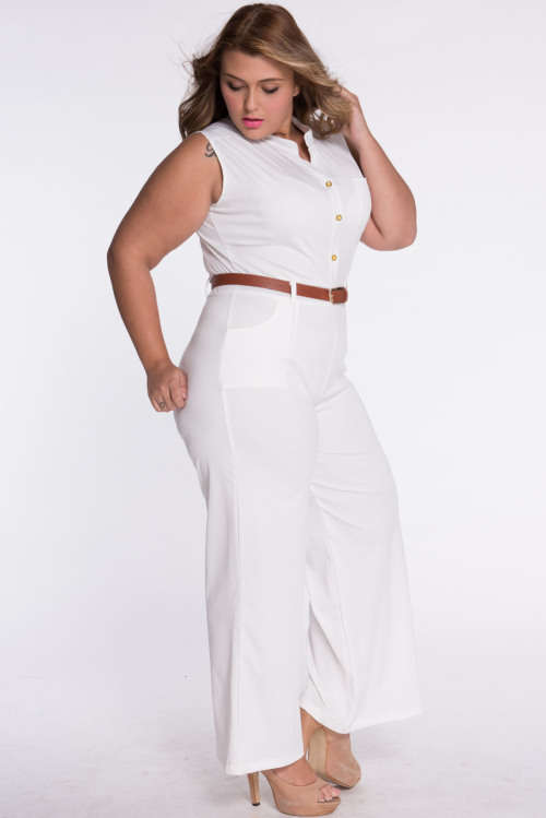 STYLISH SMALL TO PLUS SIZE WIDE LEG JUMPSUIT