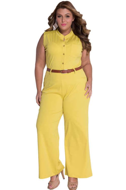STYLISH SMALL TO PLUS SIZE WIDE LEG JUMPSUIT